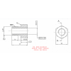 机加工螺母配件
