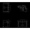 4个塑料小件模具制作，注塑