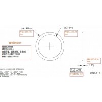 硬质钢垫片加工