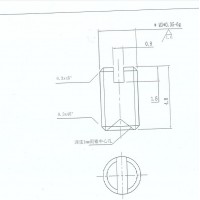 一字开槽凹端紧定螺钉加工