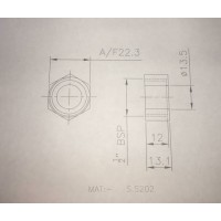 202不锈钢水暖螺帽加工