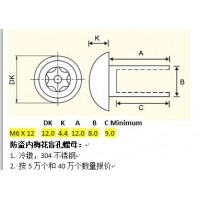 内梅花盲孔螺母加工