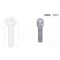 十字M4螺丝加工