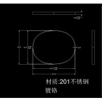 304薄壁椭圆形管加工