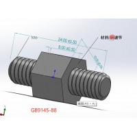 镀锌双头螺栓加工