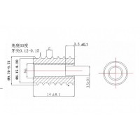 开槽内外牙螺丝加工