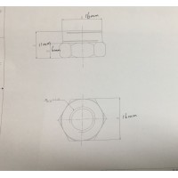 304不锈钢双开槽螺母加工