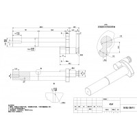 挖机安全手柄转轴加工