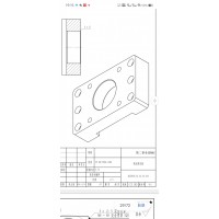 电缸固定板加工